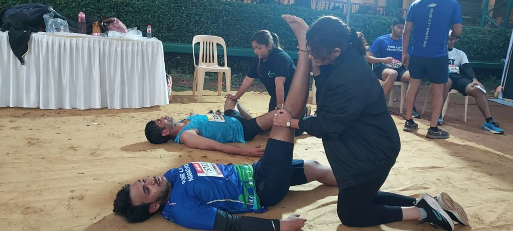 Healyos recovery zone 13 1 Healyos Recovery Zone at the Pune city Marathon