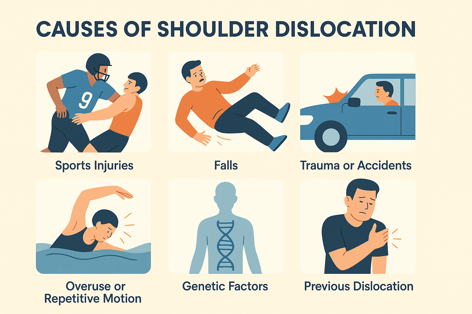 Causes of Shoulder Dislocation