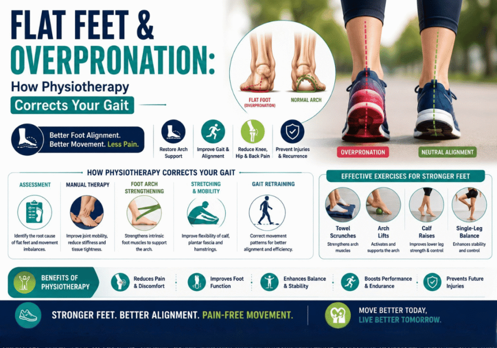 Flat Feet and Overpronation How Physiotherapy Corrects Your Gait