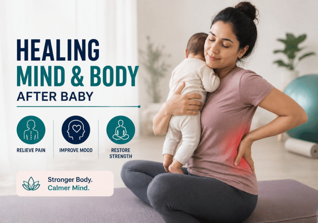 Postnatal Depression and Body Pain How Physiotherapy Supports Mental and Physical Healing